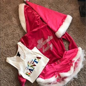 ***SOLD***VS Vintage Sexy Little Things Santa Baby Costume Set (4pcs set)